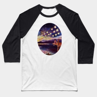 Night fireworks Baseball T-Shirt